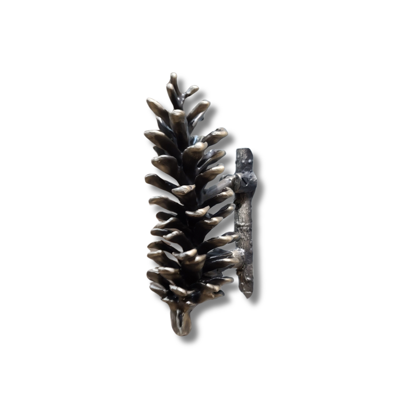 White Pine Cone Door Knocker