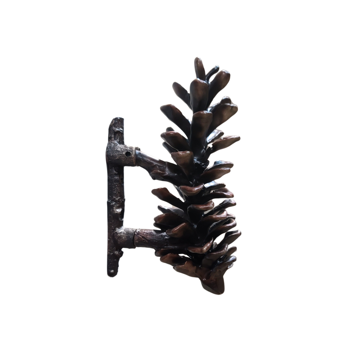 White Pine Cone Door Knocker