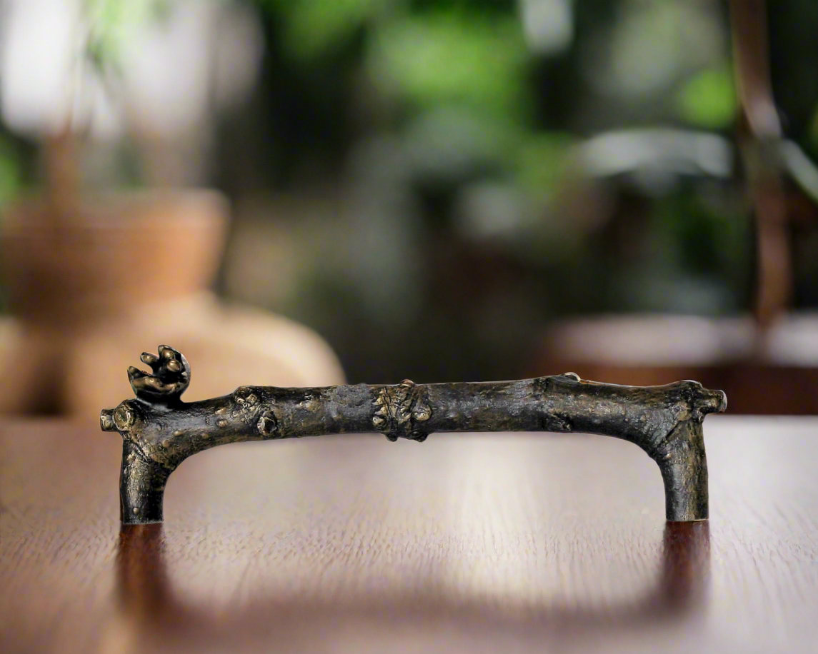 Lodgepole Branch Drawer Pull with Cone | 6"