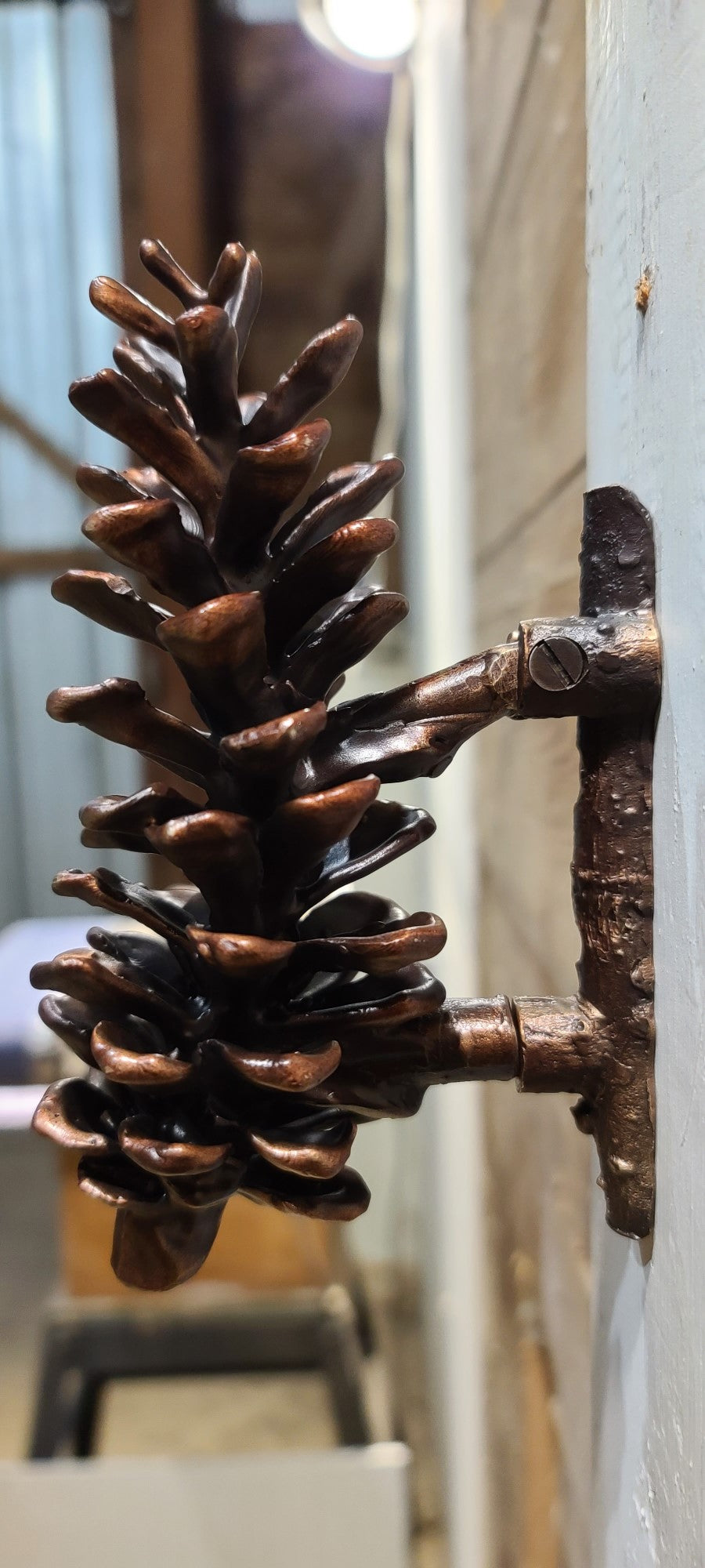 Solid Brass Pine Cone Door Knocker