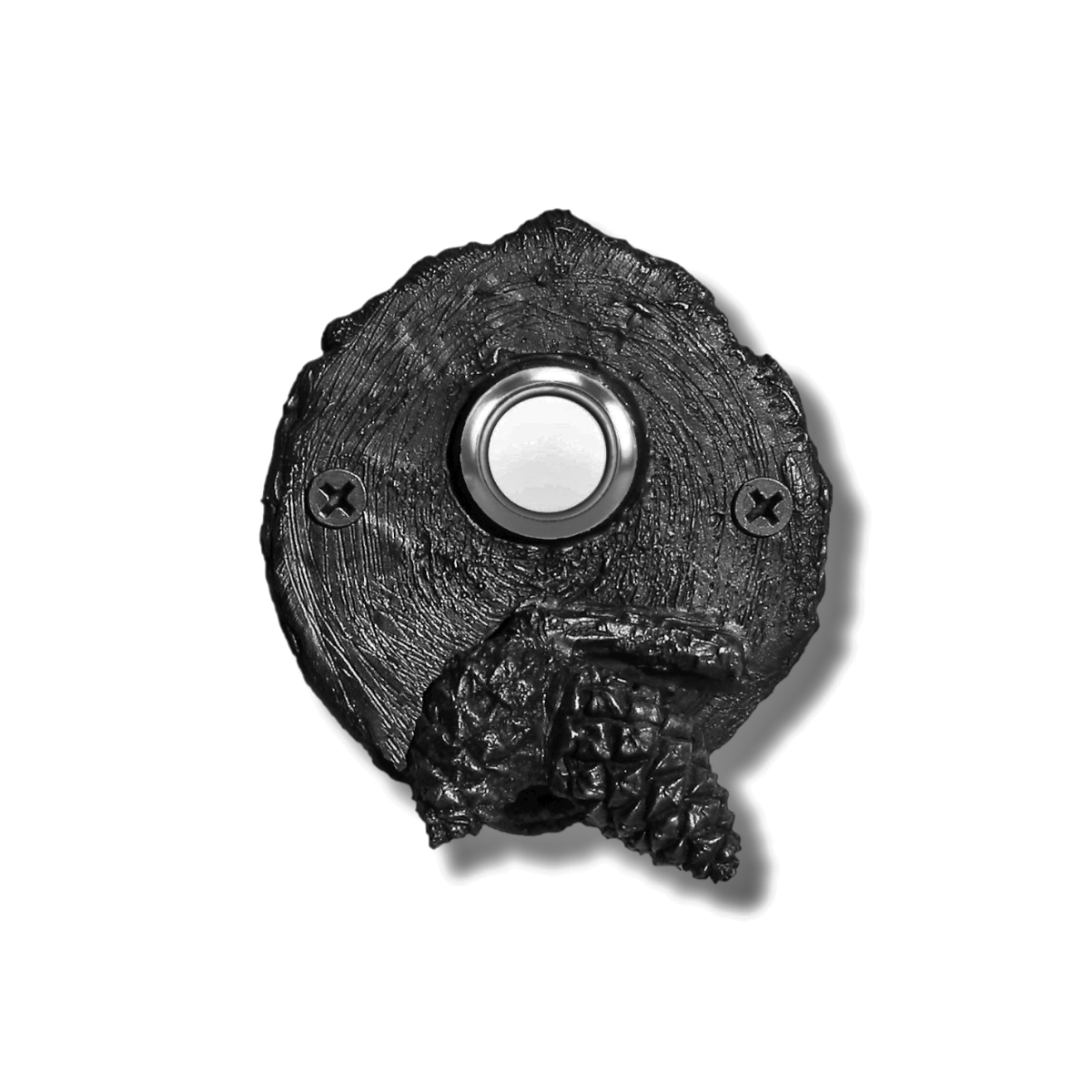 Log End Closed Lodgepole Cone Doorbell