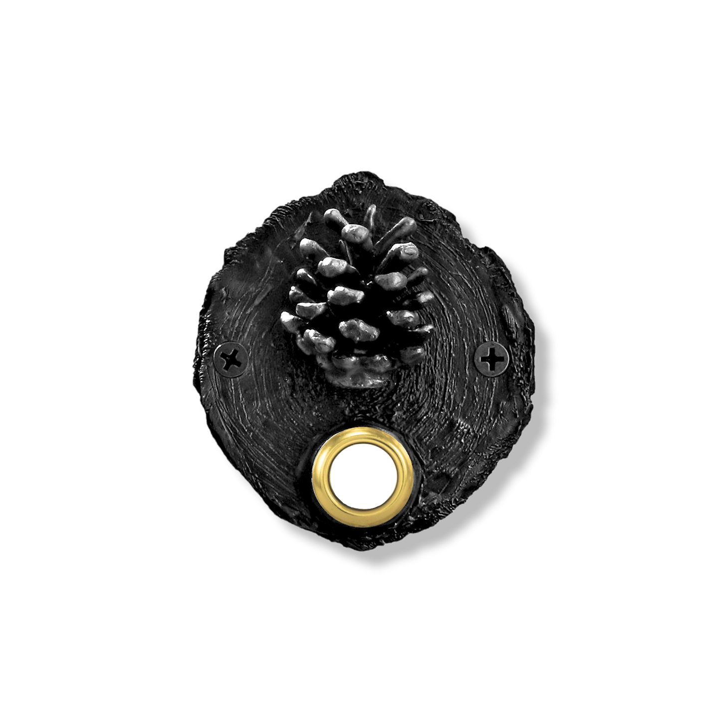Log End Lodgepole Pinecone Doorbell