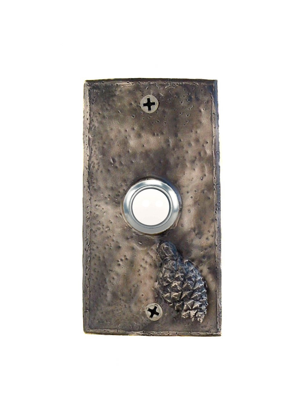 Rectangle Lodgepole Pinecone Doorbell