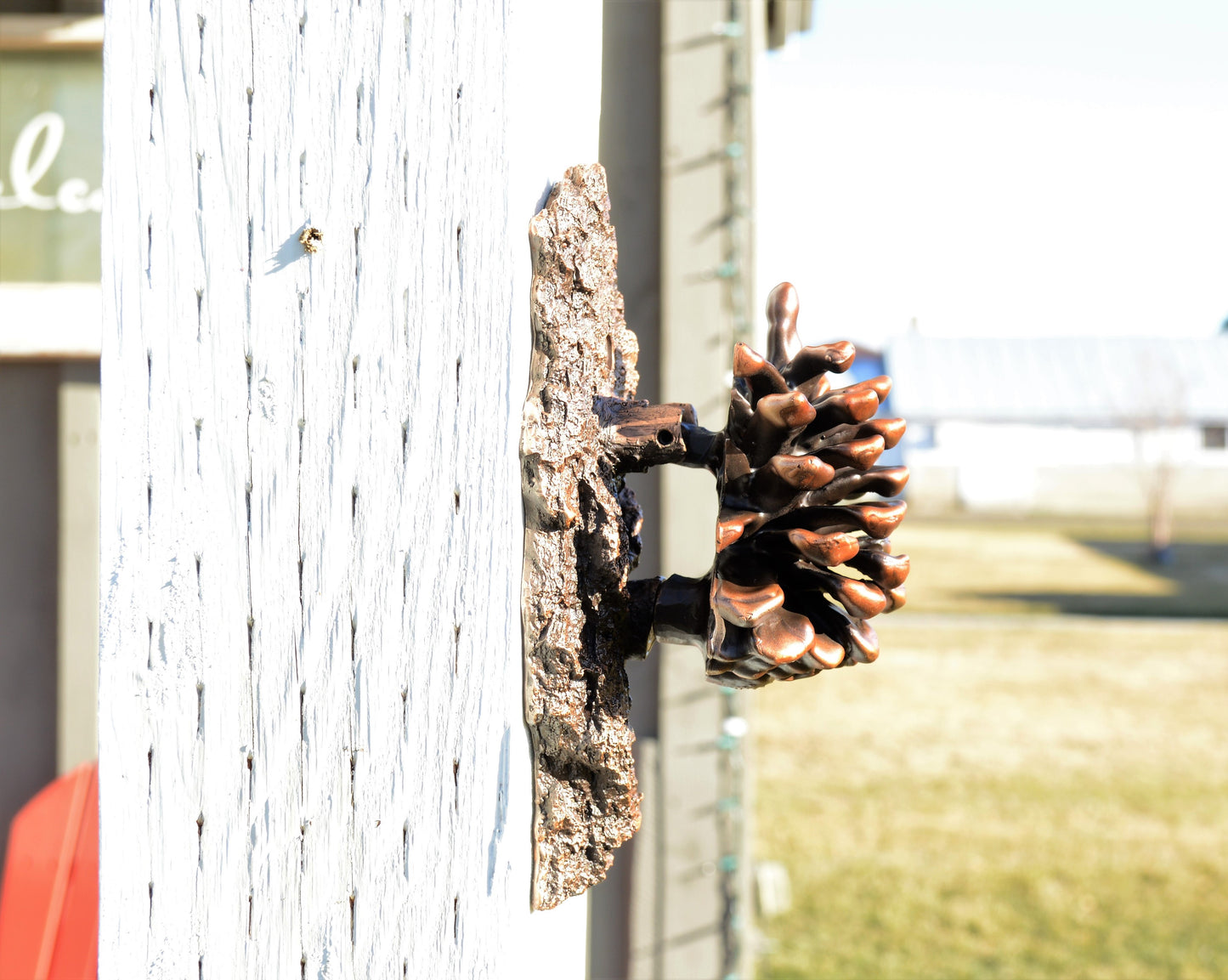 Door Knocker-Ponderosa Cone | Timber Bronze | Oregon