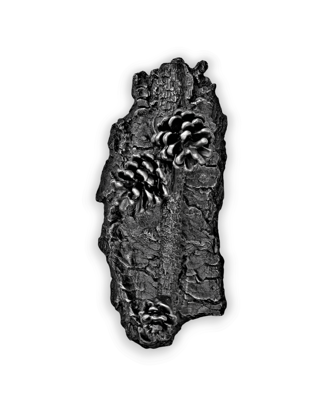 Door Knocker-Lodgepole Pinecone w/ Bark Base