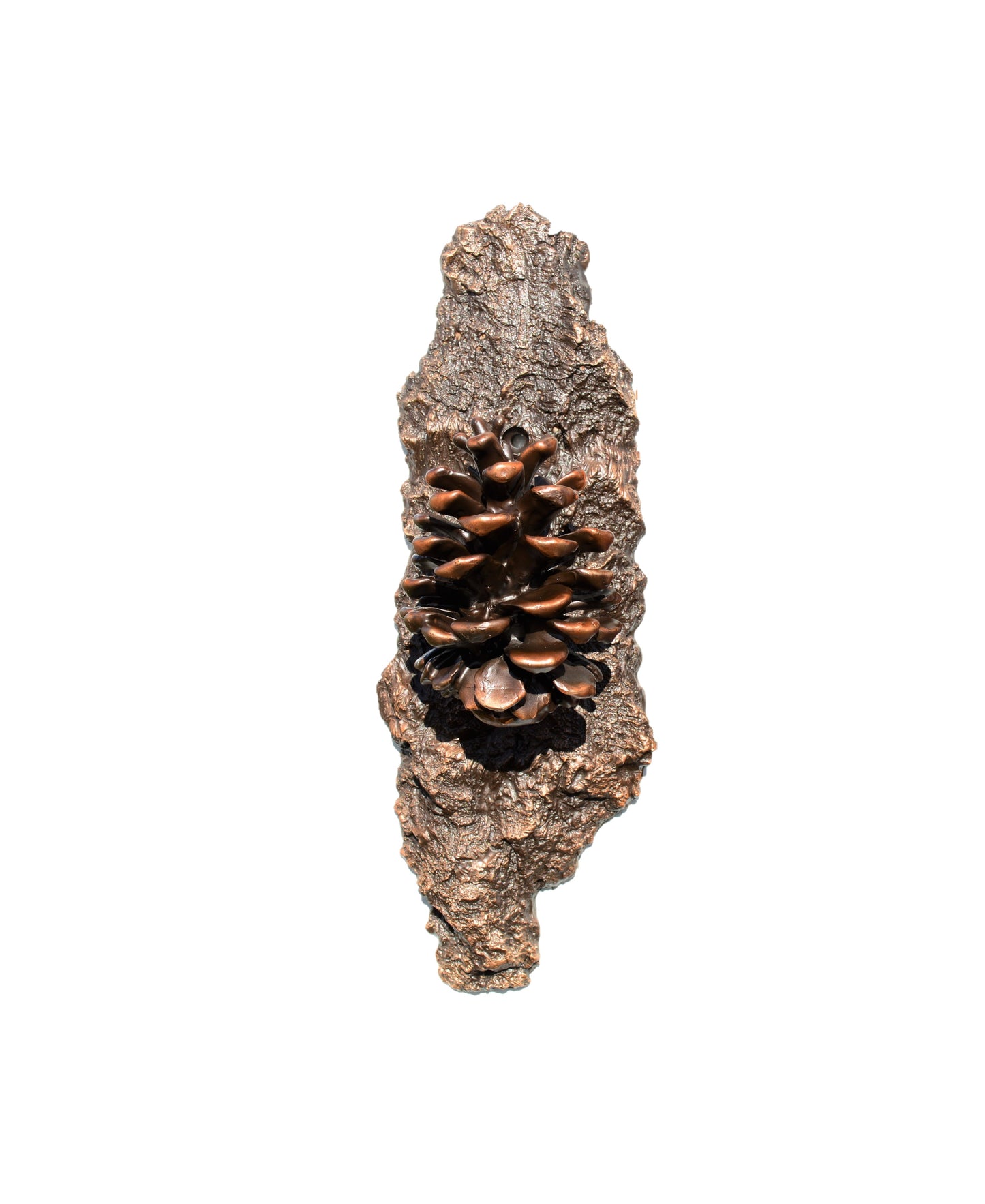 Door Knocker-Ponderosa Cone W/10" Base | Timber Bronze | Oregon