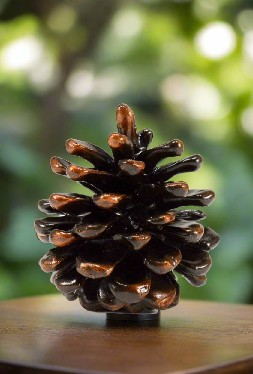 Ponderosa Cone Finial - Traditional | Timber Bronze | Oregon