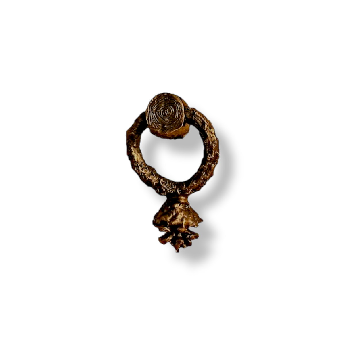 Lodgepole Ring Cabinet Pull (extra small cone)