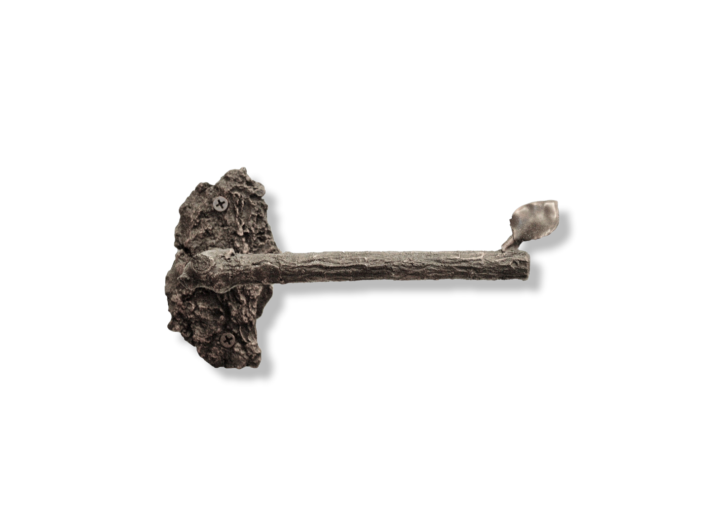 Lodgepole Toilet Paper Holder w/Aspen Leaf