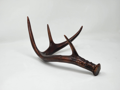 Bronze White-Tailed Deer Antler Sculpture
