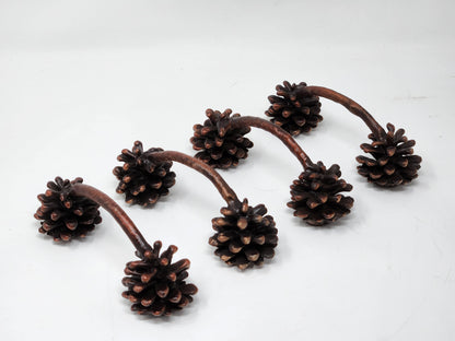 Lodgepole Pinecone Branch Drawer Pull | 4"