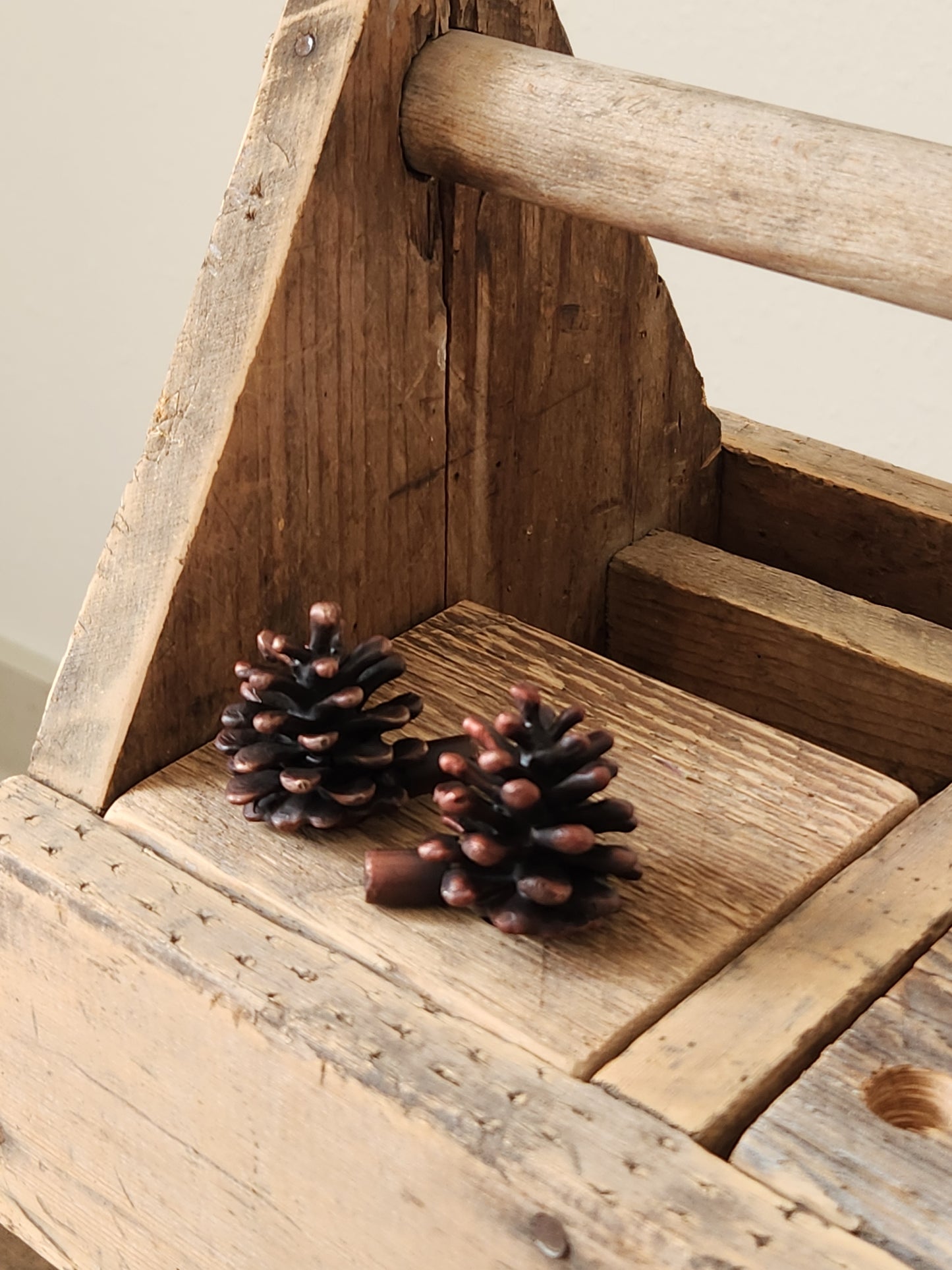 Lodgepole Pinecone Vertical Knob | Large