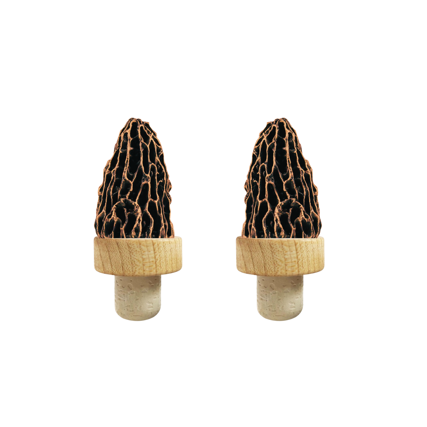 Morel Mushroom Bottle Stopper Bundle