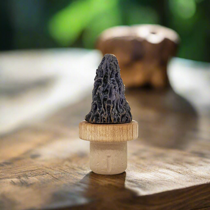 Morel Mushroom Bottle Stopper