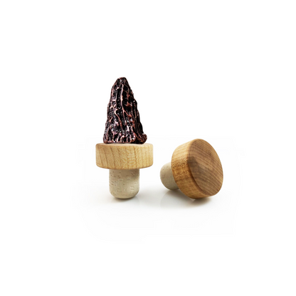 Morel Mushroom Bottle Stopper