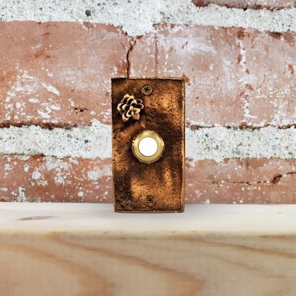 Rectangle Western Hemlock  Doorbell
