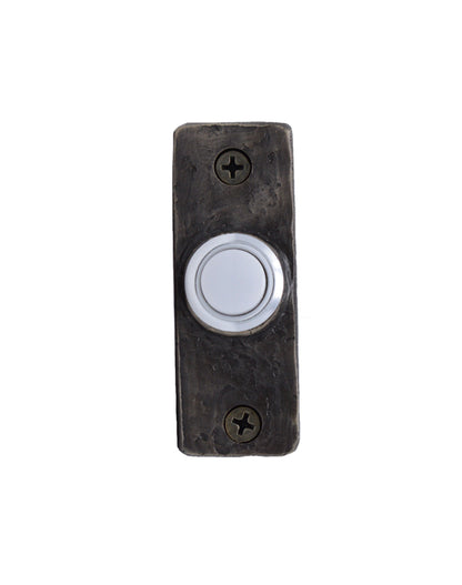 Slim Classic Bronze Doorbell | Custom Artisan Crafted | Extra Slim