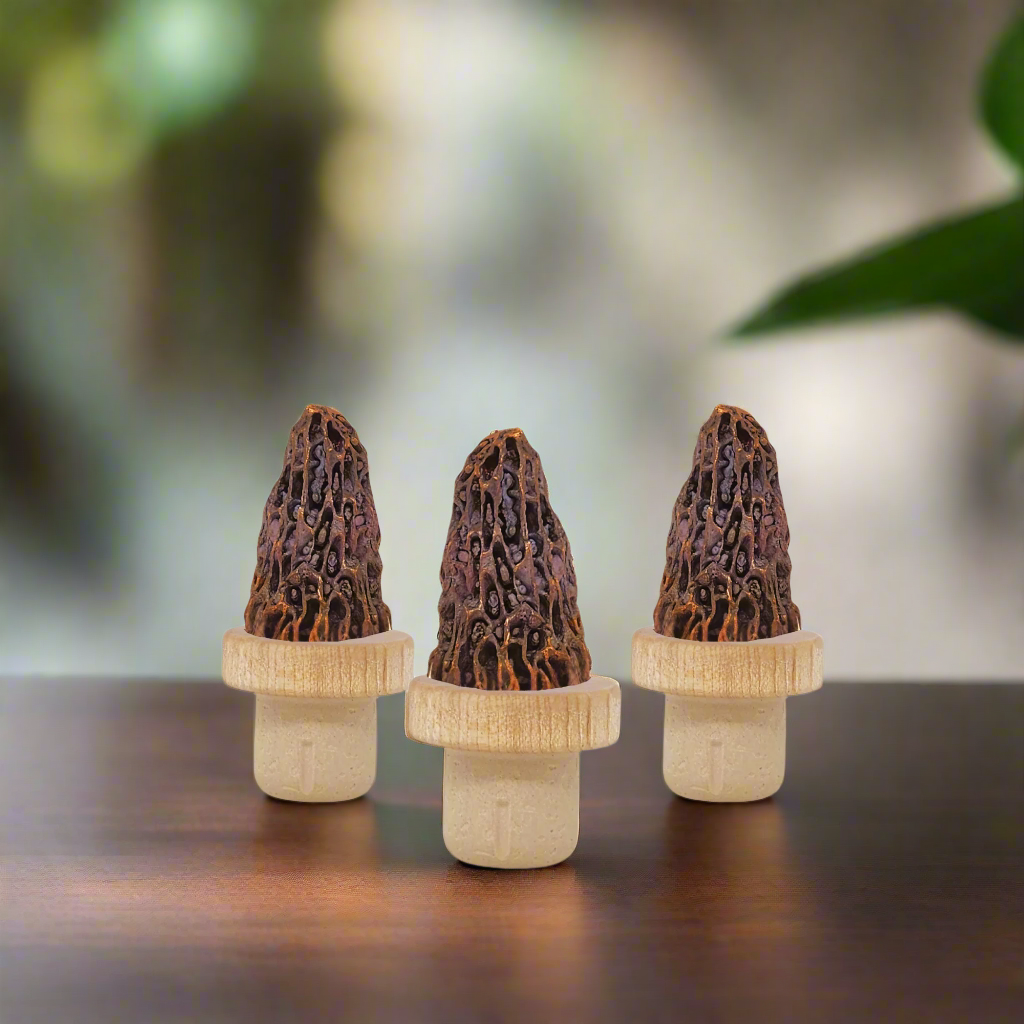 Morel Mushroom Bottle Stopper Bundle