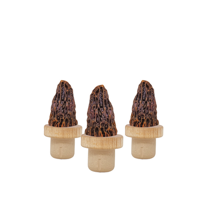 Morel Mushroom Bottle Stopper Bundle