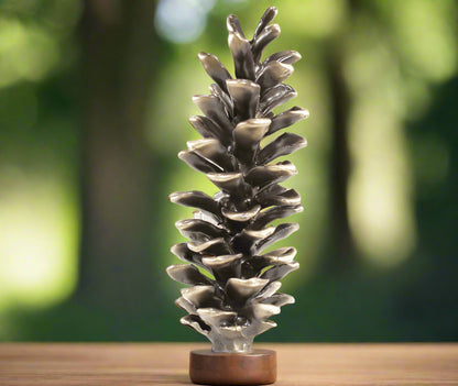 White Pine Cone Finial