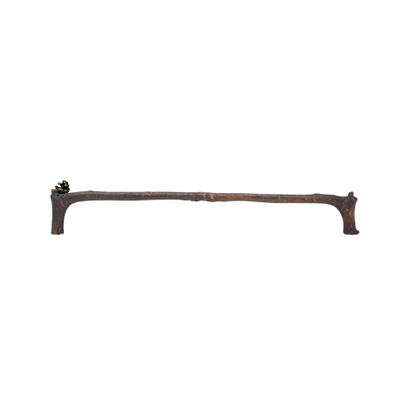 Lodgepole Branch Drawer Pull with Cone | 12"