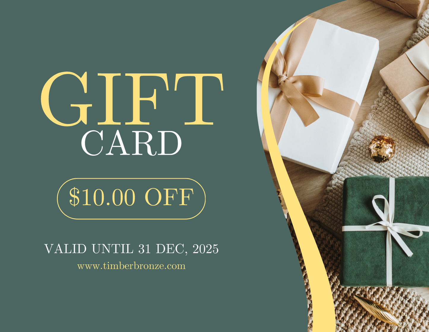 Timber Bronze Gift Card