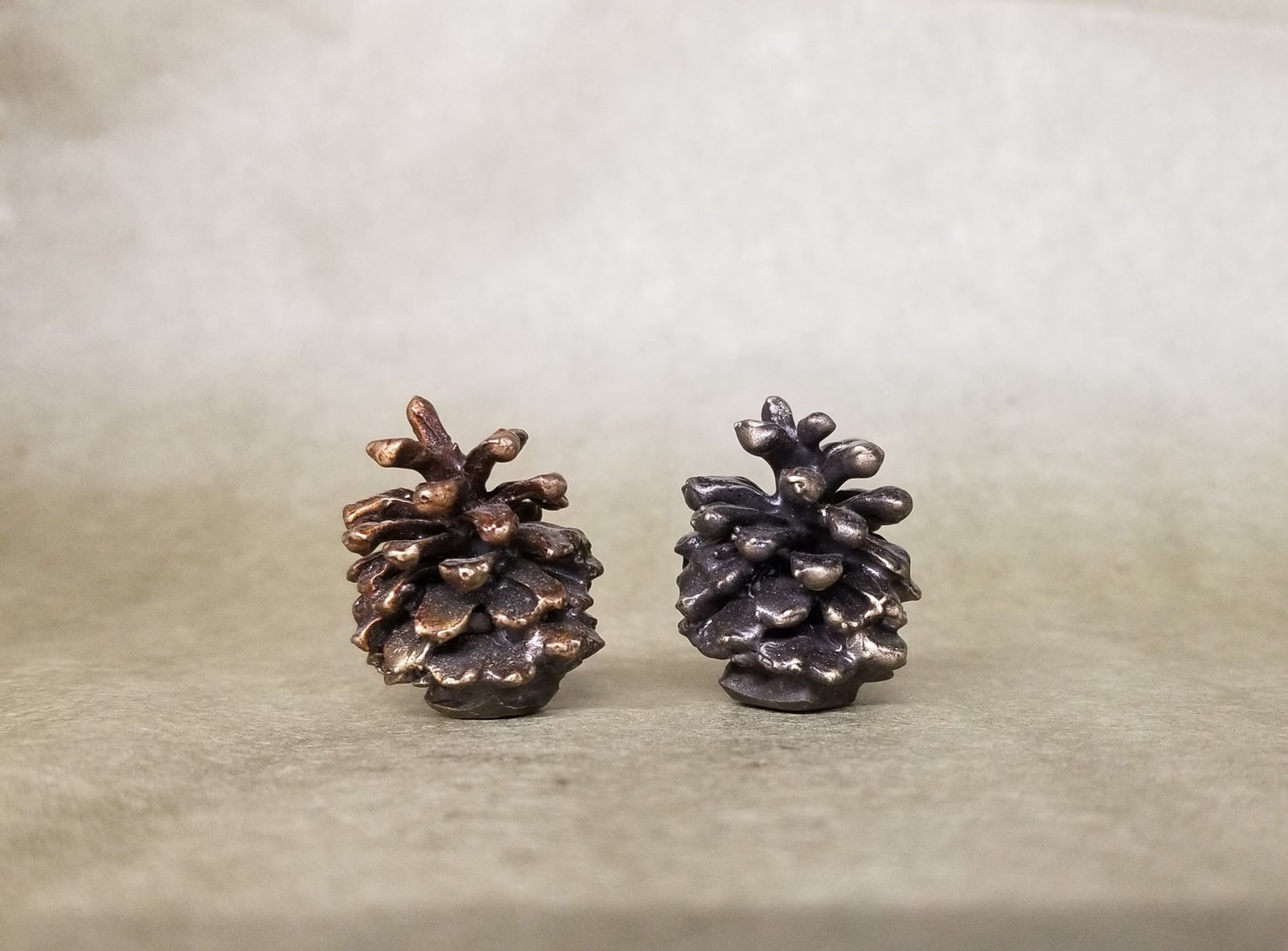 Lodgepole pine cone cabinet knob - Extra small