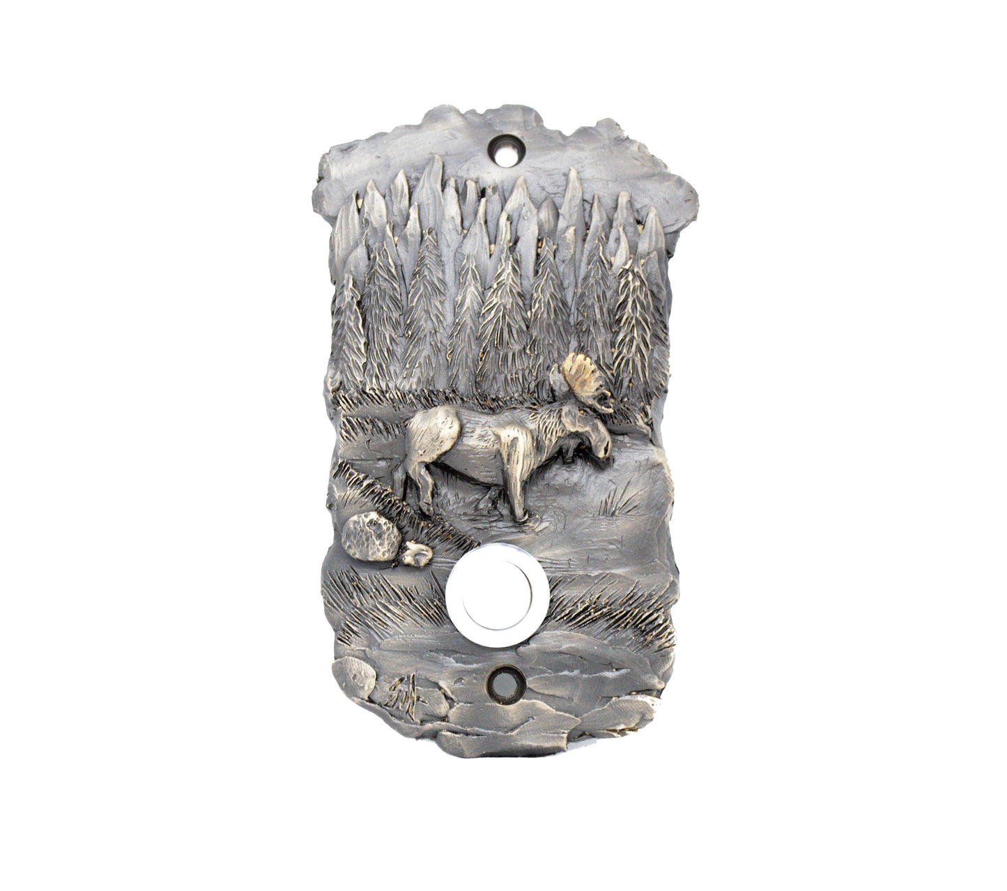 Moose Scenic Doorbell | Timber Bronze | Oregon