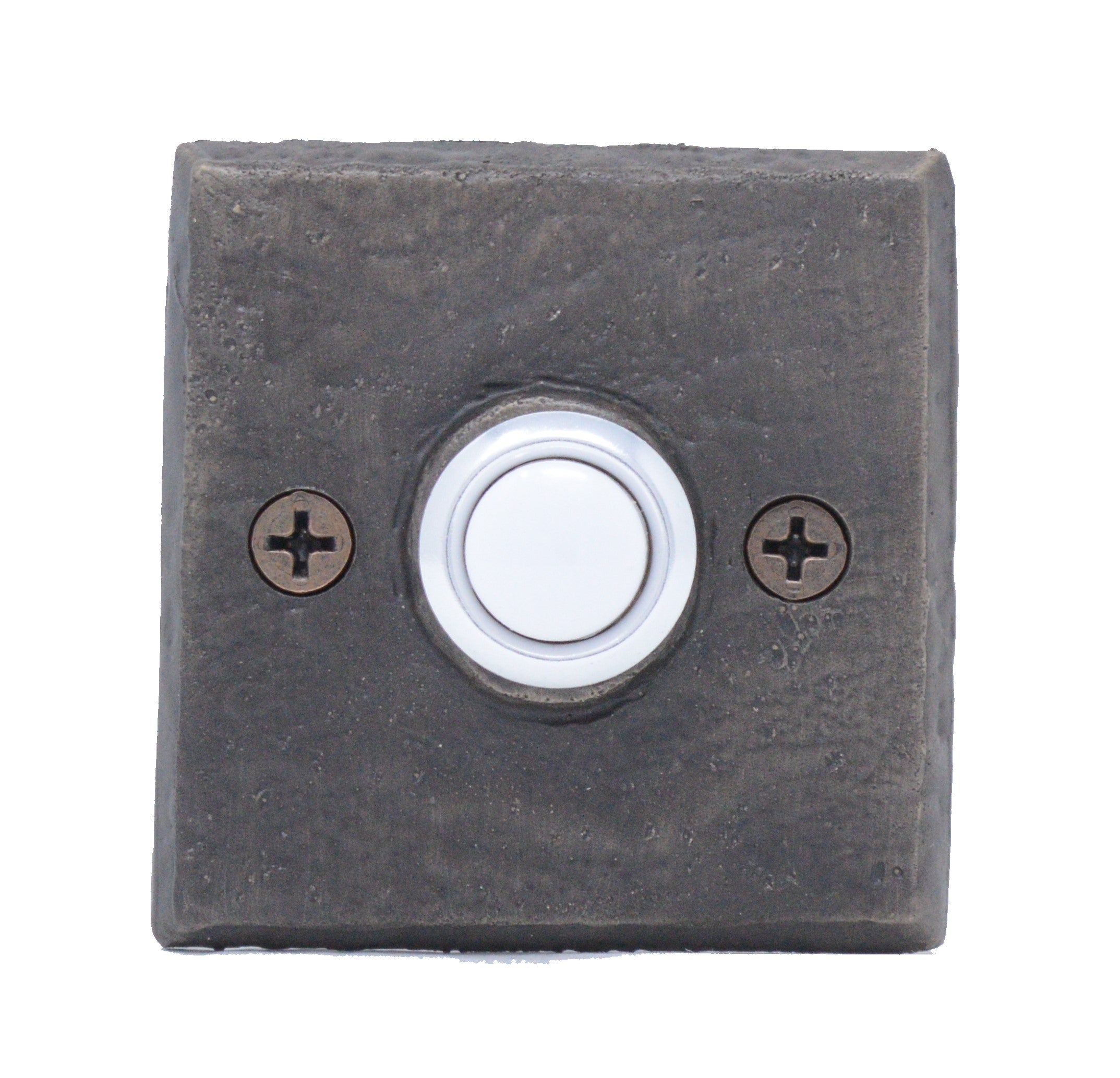 Square Classic Doorbell | Rustic Bronze Doorbell – Timber Bronze