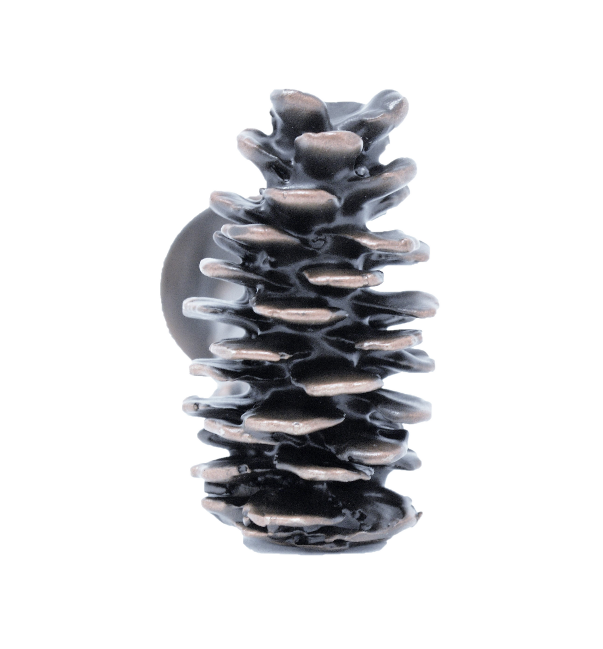 Spruce cone wall hook or drapery post