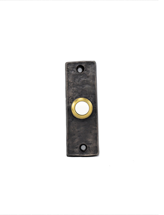 Slim classic bronze doorbell