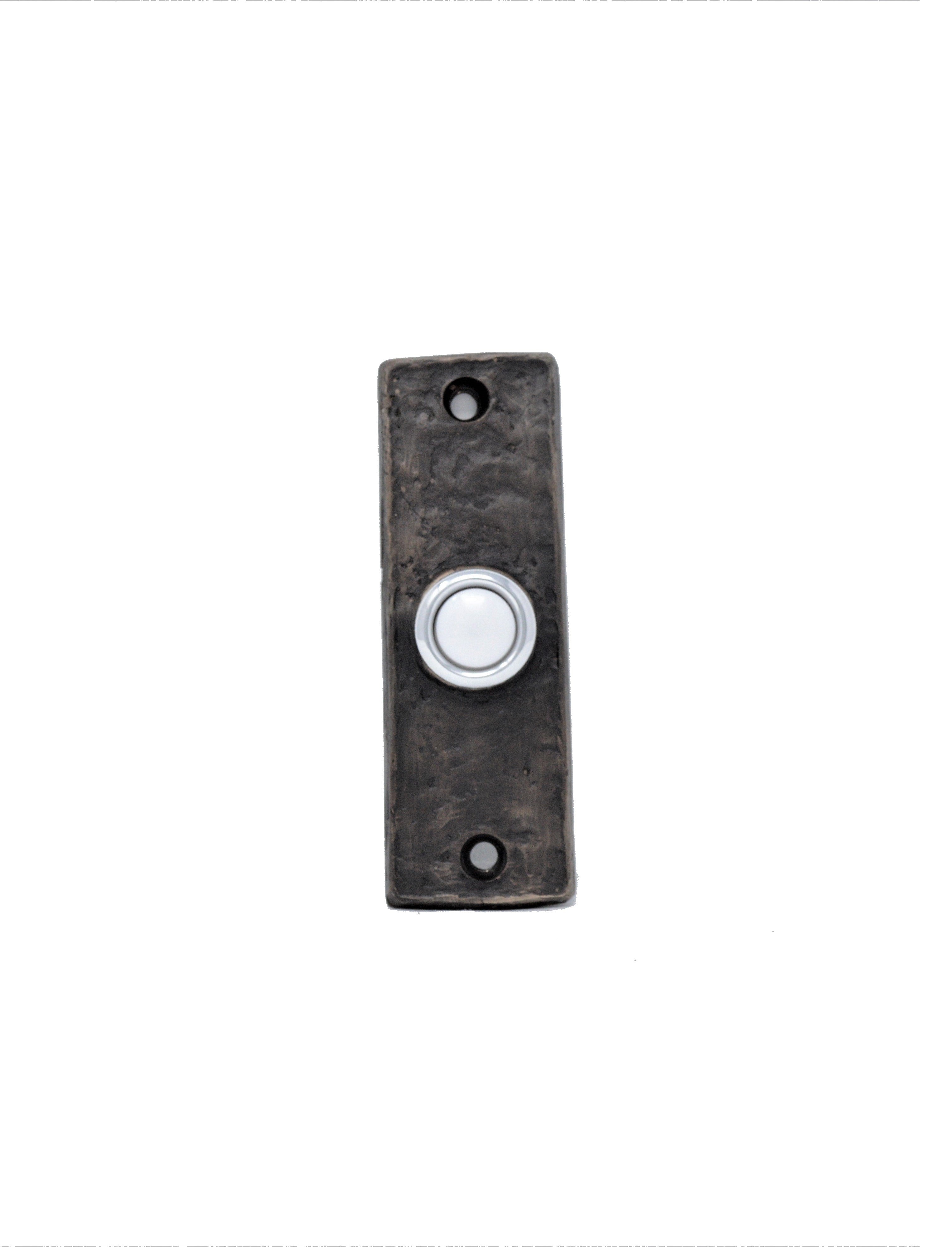 Slim Classic Doorbell | Rustic Bronze Slim Doorbell – Timber Bronze