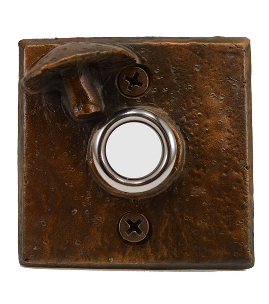 Square Toadstool Doorbell | Timber Bronze | Oregon