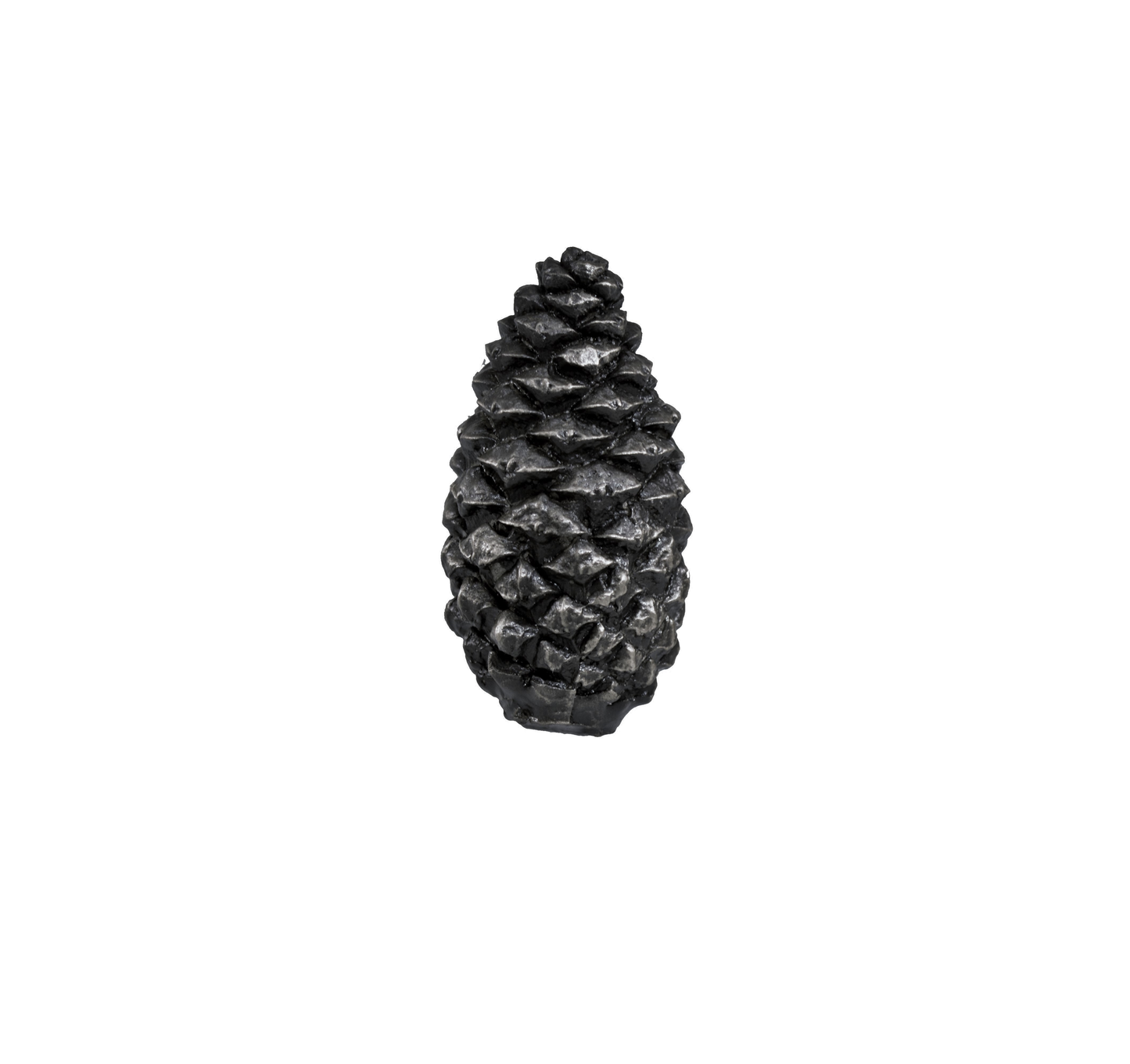 Solid bronze Lodgepole closed pine cone cabinet knob