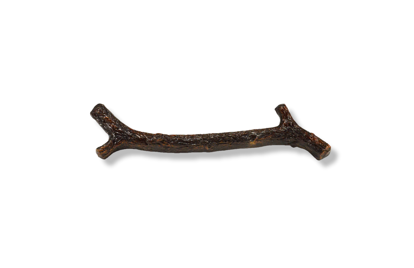 Bronze, rustic, willow branch appliance handle. 16 inches traditional patina (reddish brown hues)