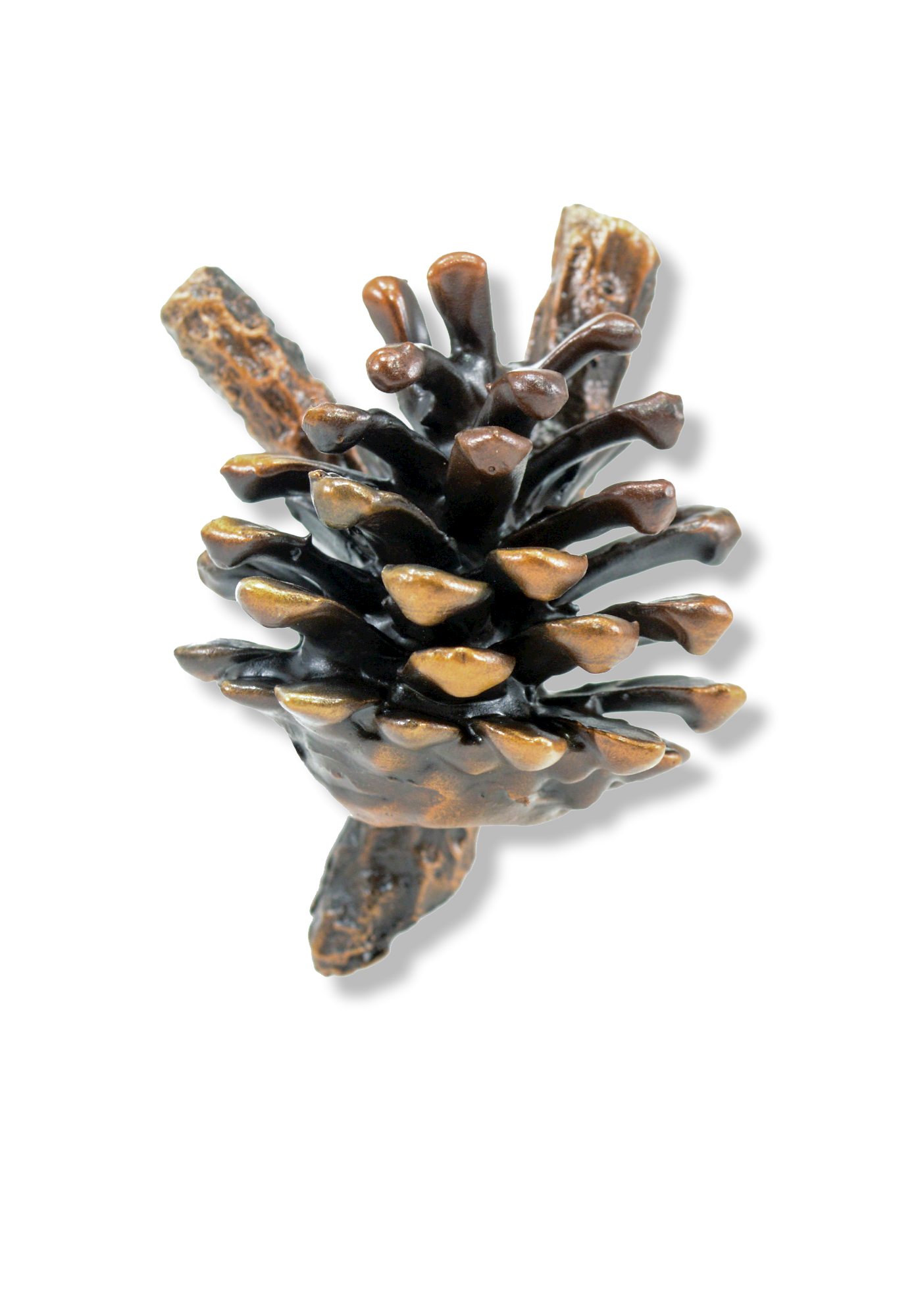 Lodgepole Pinecone Vertical Y Branch Pull
