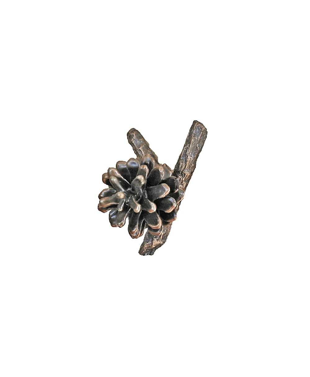 Lodgepole Pine Cone Horizontal Y Branch Pull | Timber Bronze | Oregon