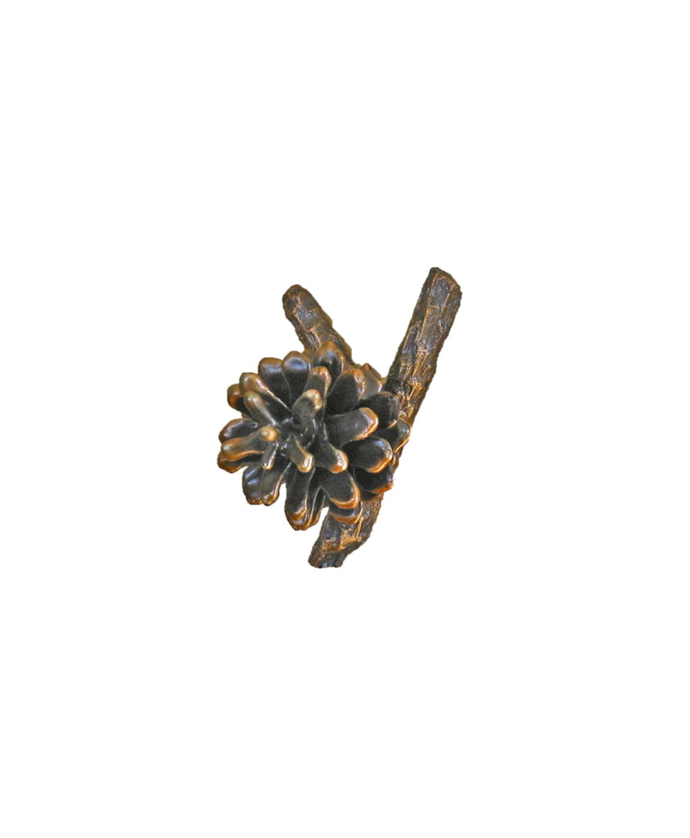 Lodgepole Pine Cone Horizontal Y Branch Pull | Timber Bronze | Oregon