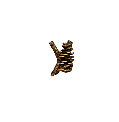 Y-Branch Spruce Cone Drawer Pull / Cabinet Knob
