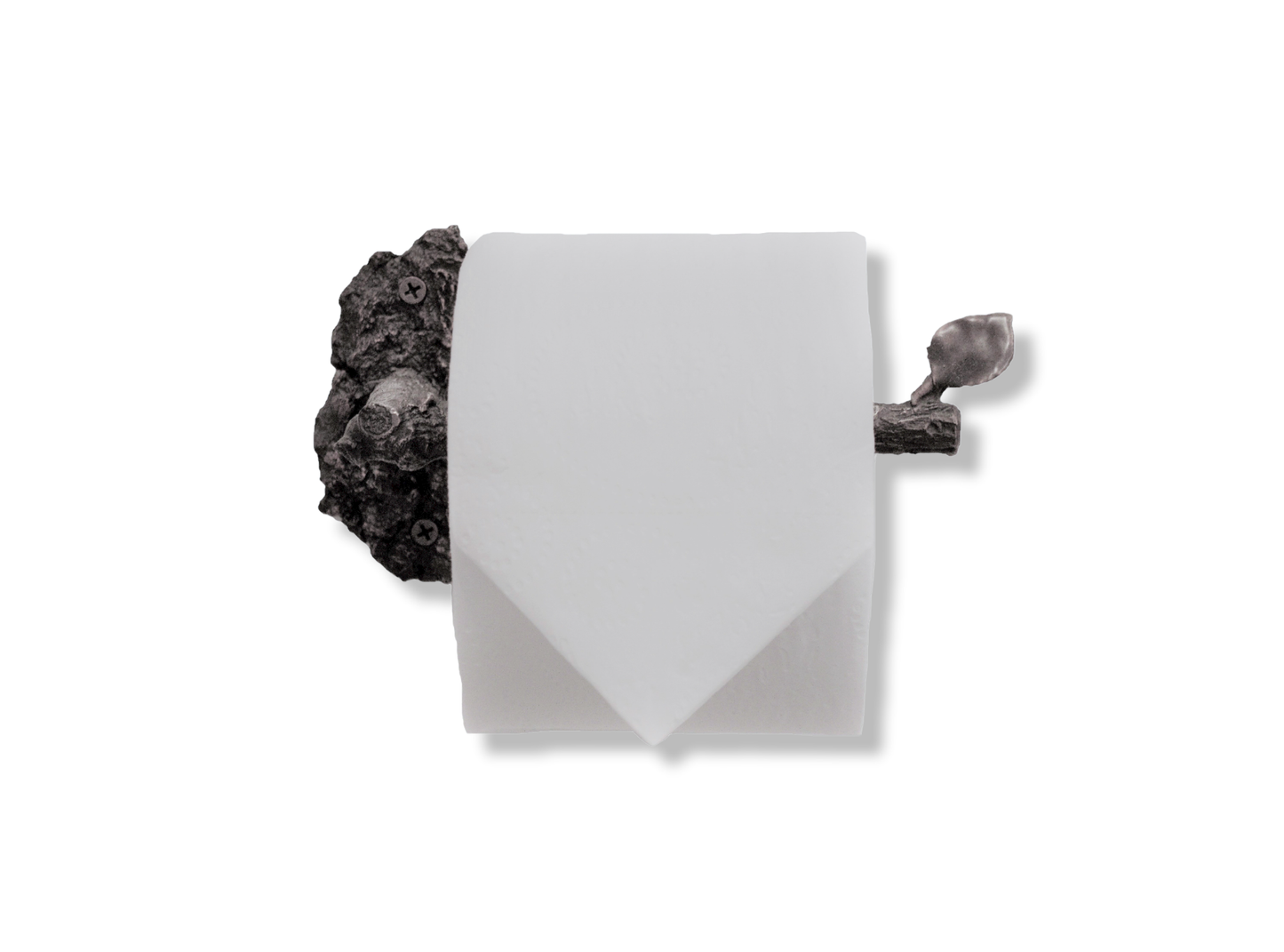 Lodgepole Toilet Paper Holder w/Aspen Leaf