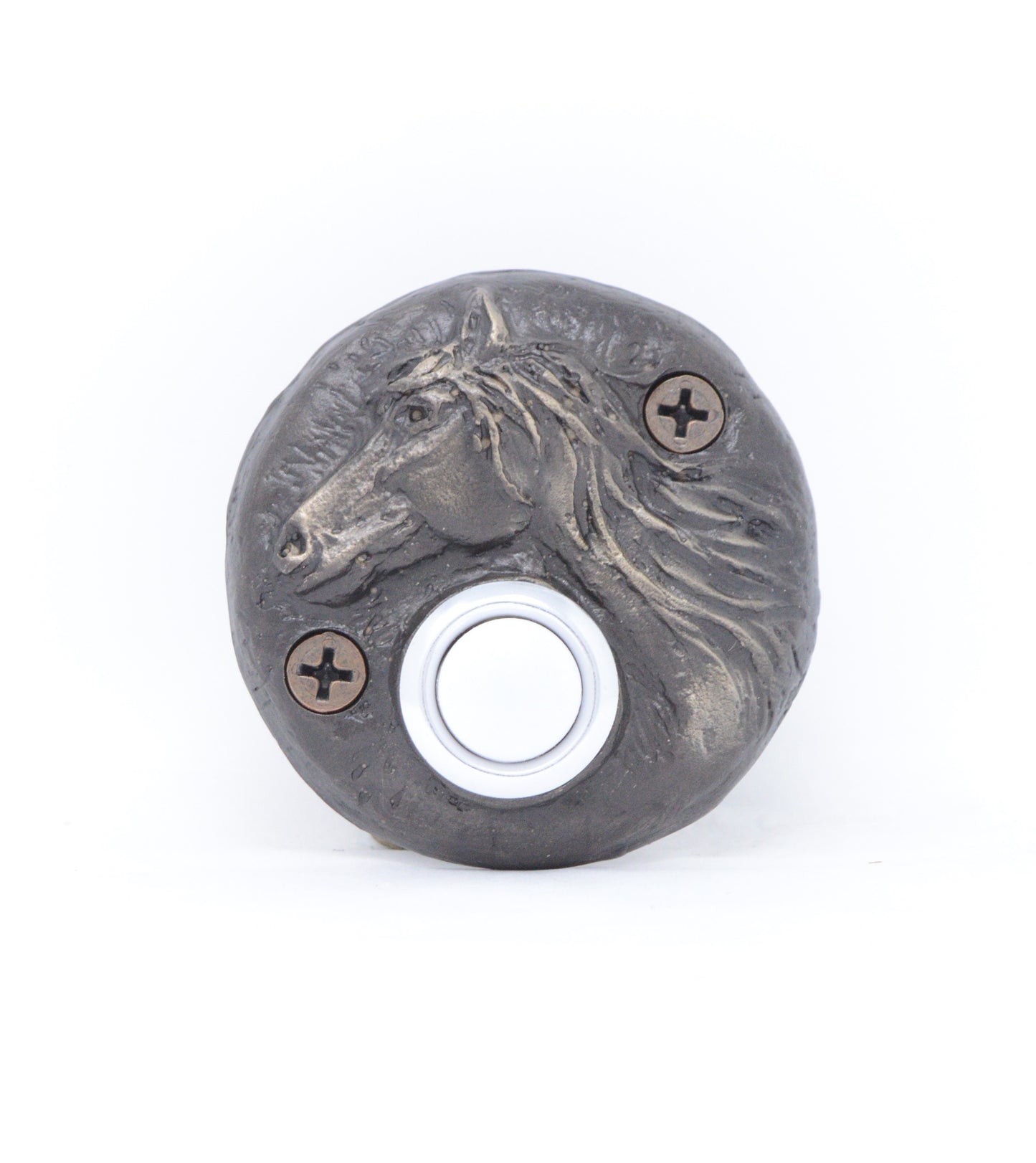 Round Horse Doorbell | Timber Bronze | Oregon